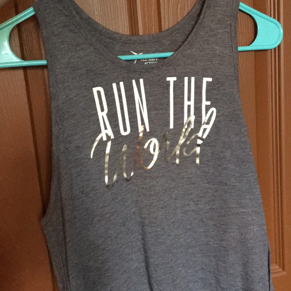 Old Navy grey active tank top